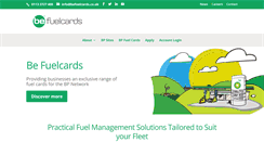 Desktop Screenshot of befuelcards.co.uk