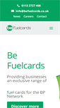 Mobile Screenshot of befuelcards.co.uk