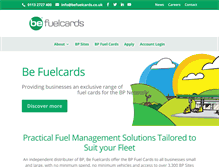 Tablet Screenshot of befuelcards.co.uk